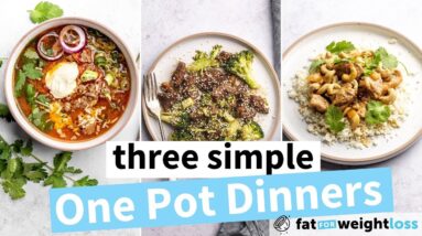 3 Simple One Pot Dinners (Keto Friendly)