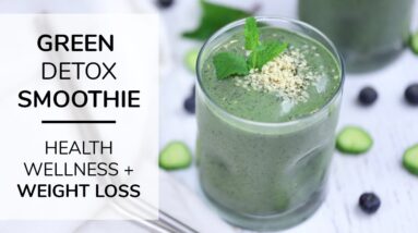 MY GO-TO GREEN SMOOTHIE RECIPE | for health, fitness + weight loss