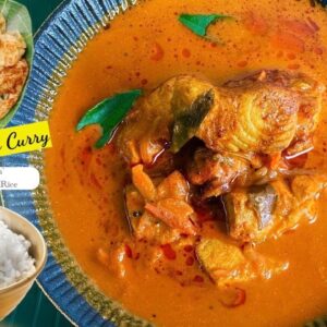 Malaysian Fish Curry Recipe | Kari Ikan Mamak style - For Prata