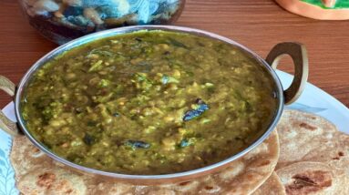 How to make Creamy Spinach Dal ( without cream) | Healthy Vegetarian Dal