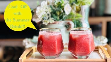 It's soo hot... try this Refreshing Summer Cooler