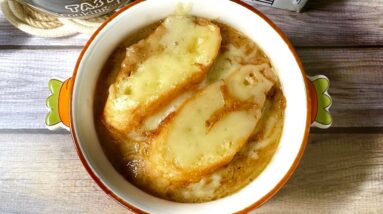 French Onion Soup (with coconut cream)