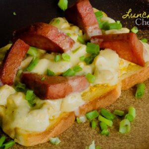 Luncheon Meat Cheese Melts
