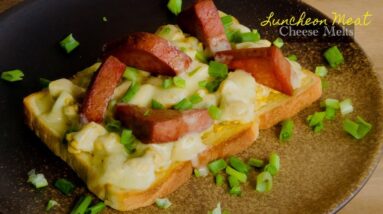 Luncheon Meat Cheese Melts