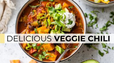 VEGAN CHILI RECIPE | how to make delicious vegetarian chili