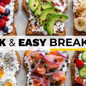 COTTAGE CHEESE BREAKFAST TOAST | easy, healthy recipe ideas